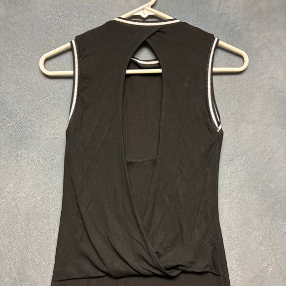 Zara Trafaluc Bodycon Dress Peek a Boo Back Sexy Goth Witchy Fitted Club Small - Picture 9 of 10